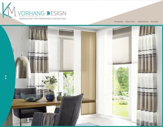 Web Design - KM Vorhangdesign